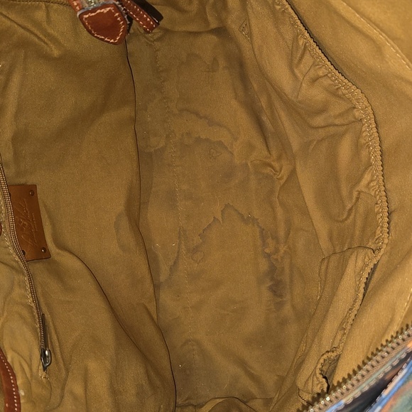 Patricia Nash Sorlana Floral Nylon Leather Tote Bag - Picture 11 of 16